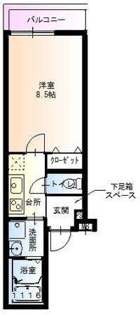 下新庄駅 徒歩5分 3階の物件間取画像